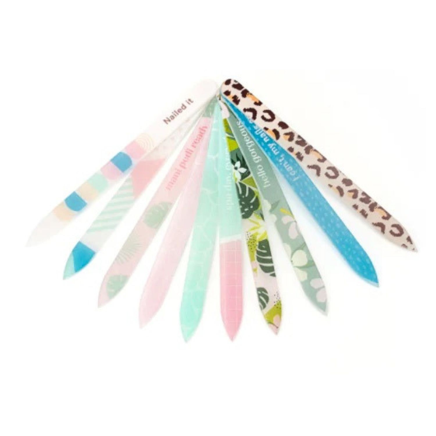Lemon Lavender Better Shape Up Glass Nail File