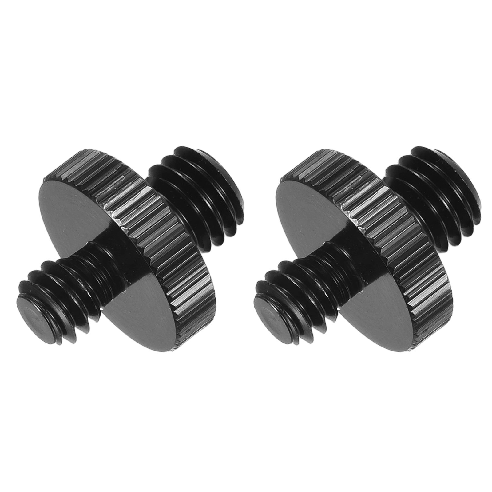 2PCS Mic Stand Adapter 1/4 Male to M8 Male Screw Thread Adapter