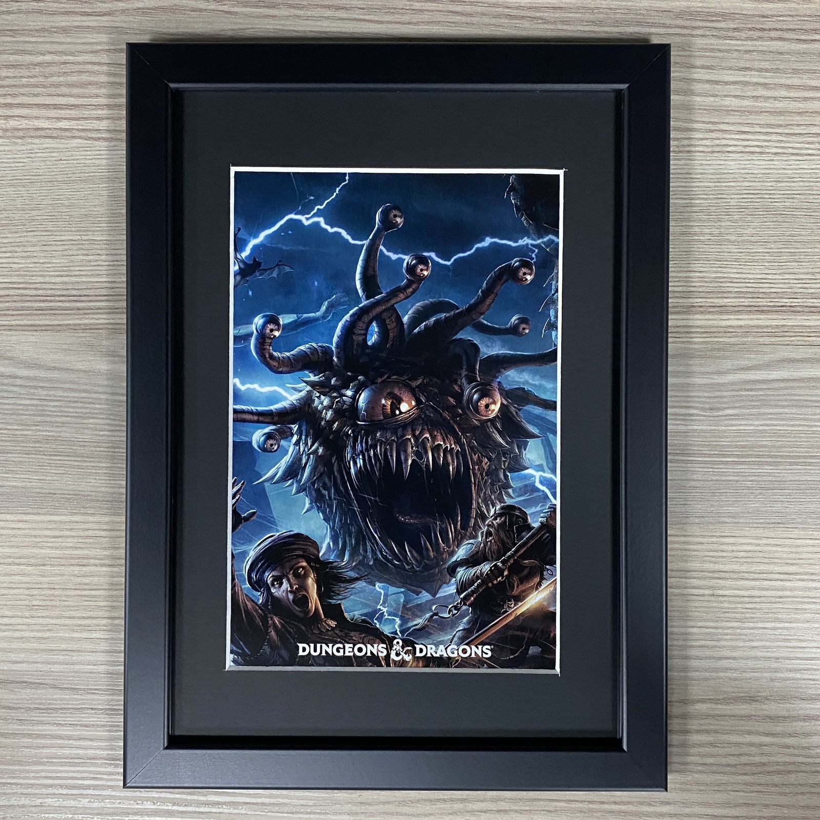 MONSTER MANUAL FRAMED ART. DUNGEONS & DRAGONS, D&D