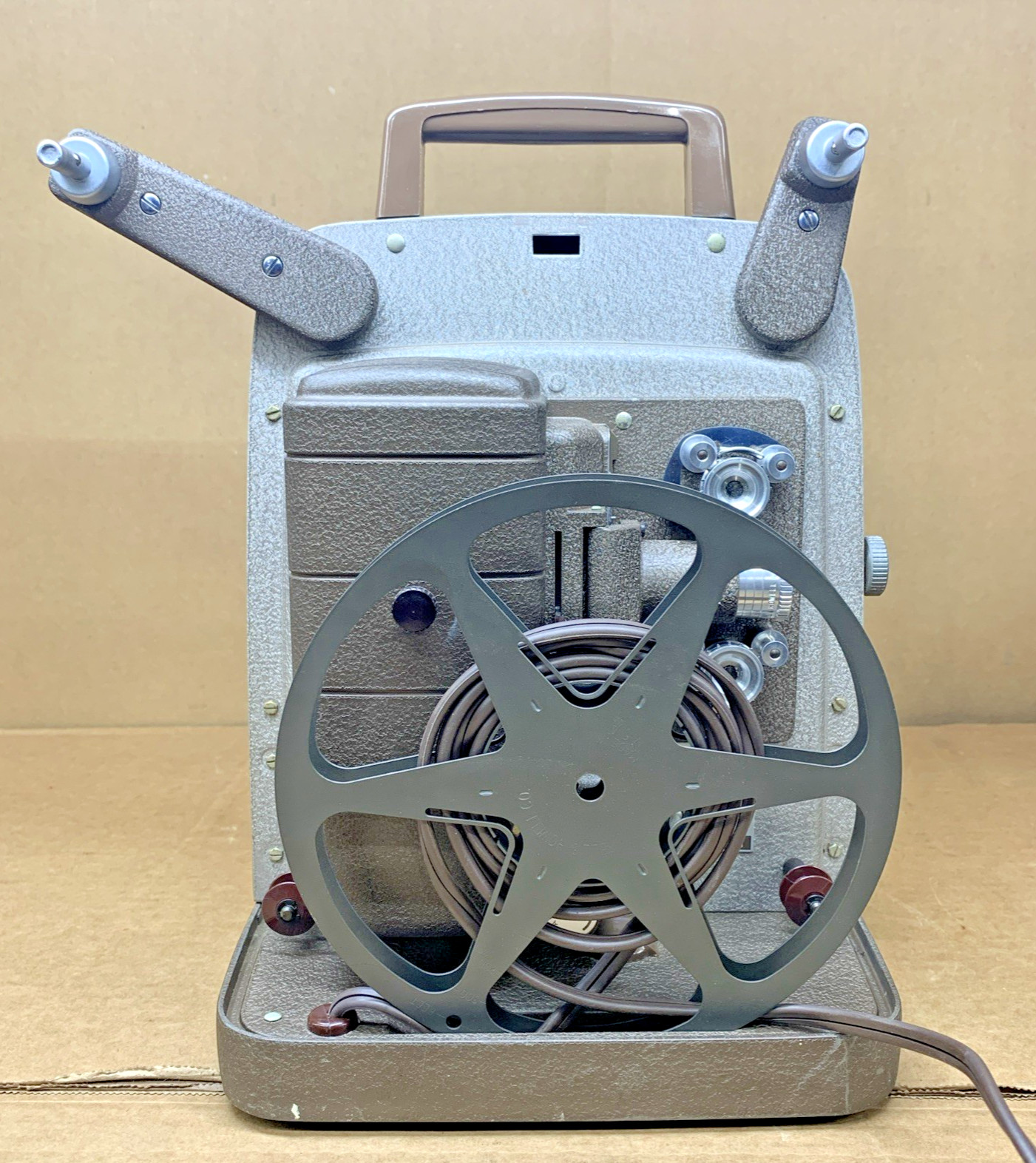 Vintage 1950s-Bell & Howell-Model-253AX  8mm-Film-Portable-Movie-Projector