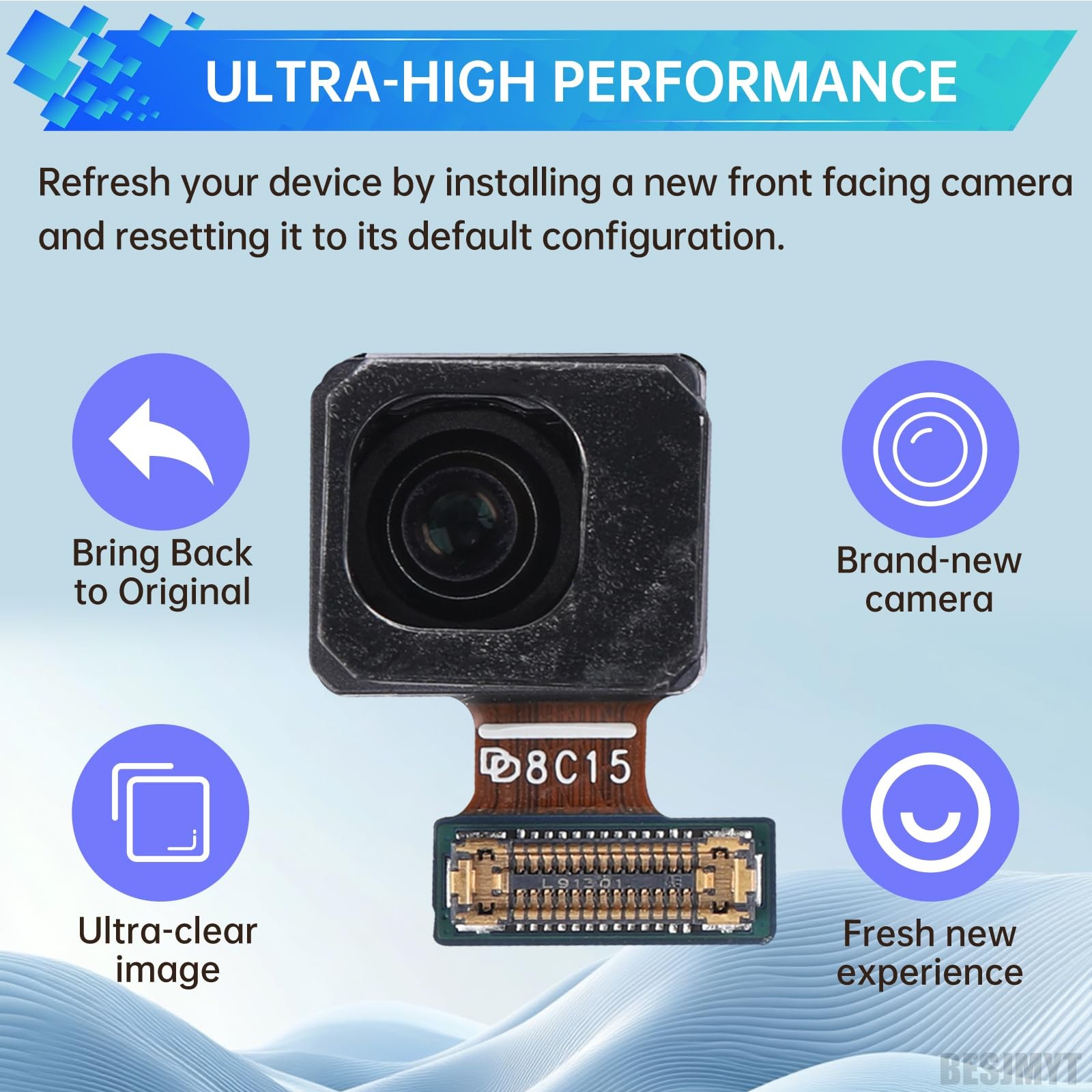 BESJMYT Front Facing Camera Replacement for Samsung Galaxy S10e
