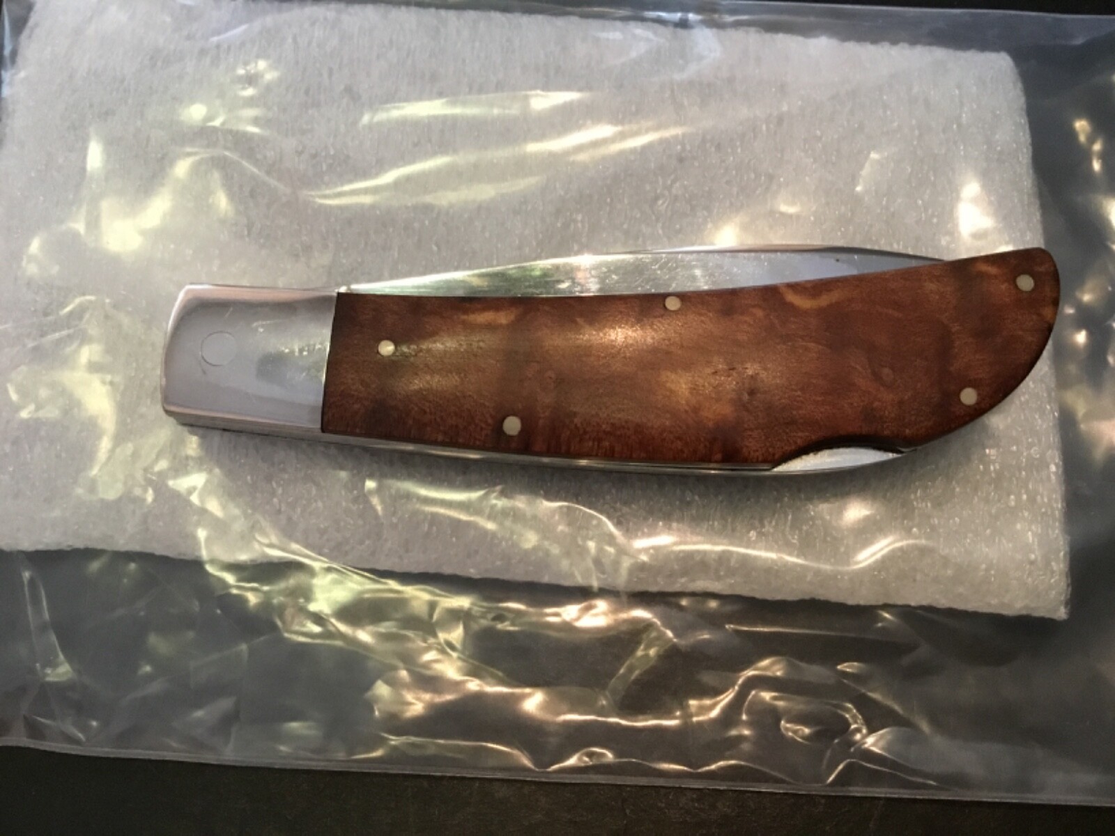 Custom Jeffery Mitchell Snakewood Lockback like Slipjoint Folder Folding Knife