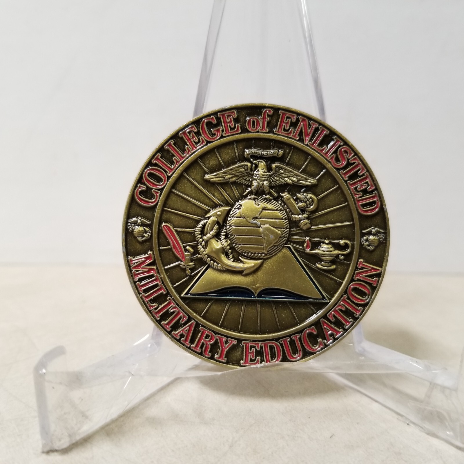 College Of Enlisted Military Education Marine Corps University Challenge Coin