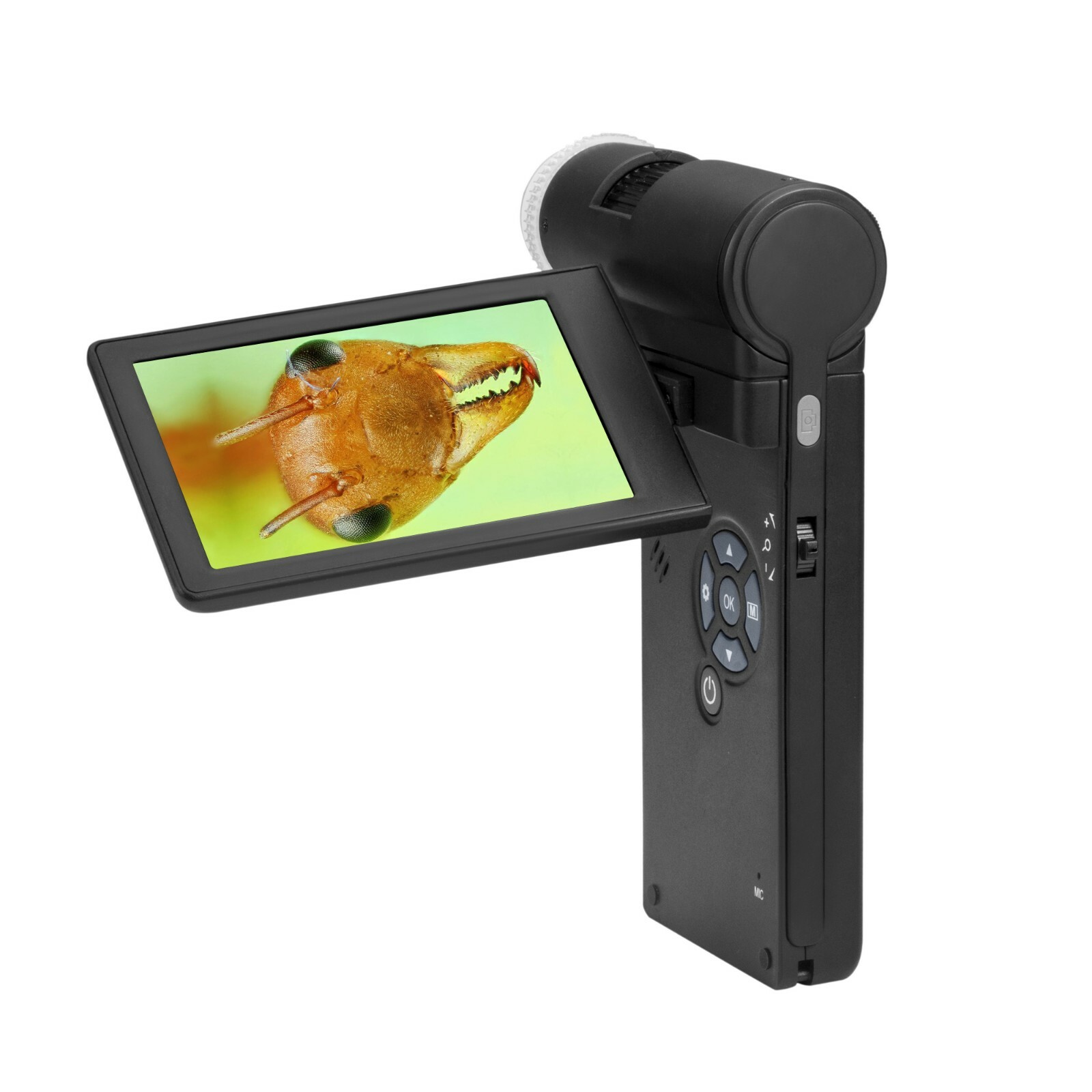 Vividia UM049 Portable LCD Digital Microscope max.300x with 4" LCD and Polarizer