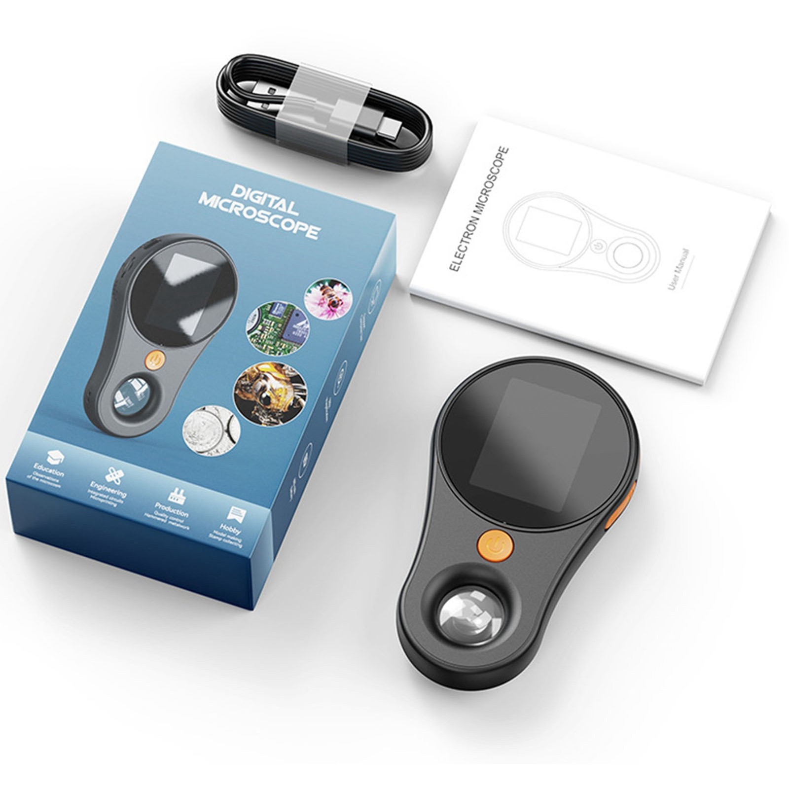 Handheld Digital Microscope 500X Magnification For Maintenance And Inspection