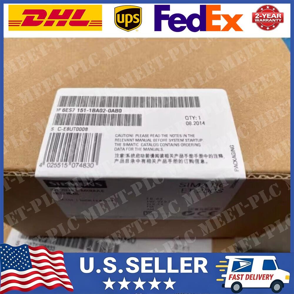 New Siemens 6ES7151-1BA02-0AB0 6ES71511BA020AB0 SIMATIC DP, interface module