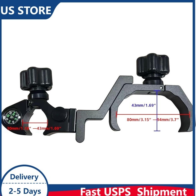 TRIMBLE TSC7 SPECTRA PRECISION RANGER 7 DATA COLLECTOR BRACKET CRADLE POLE