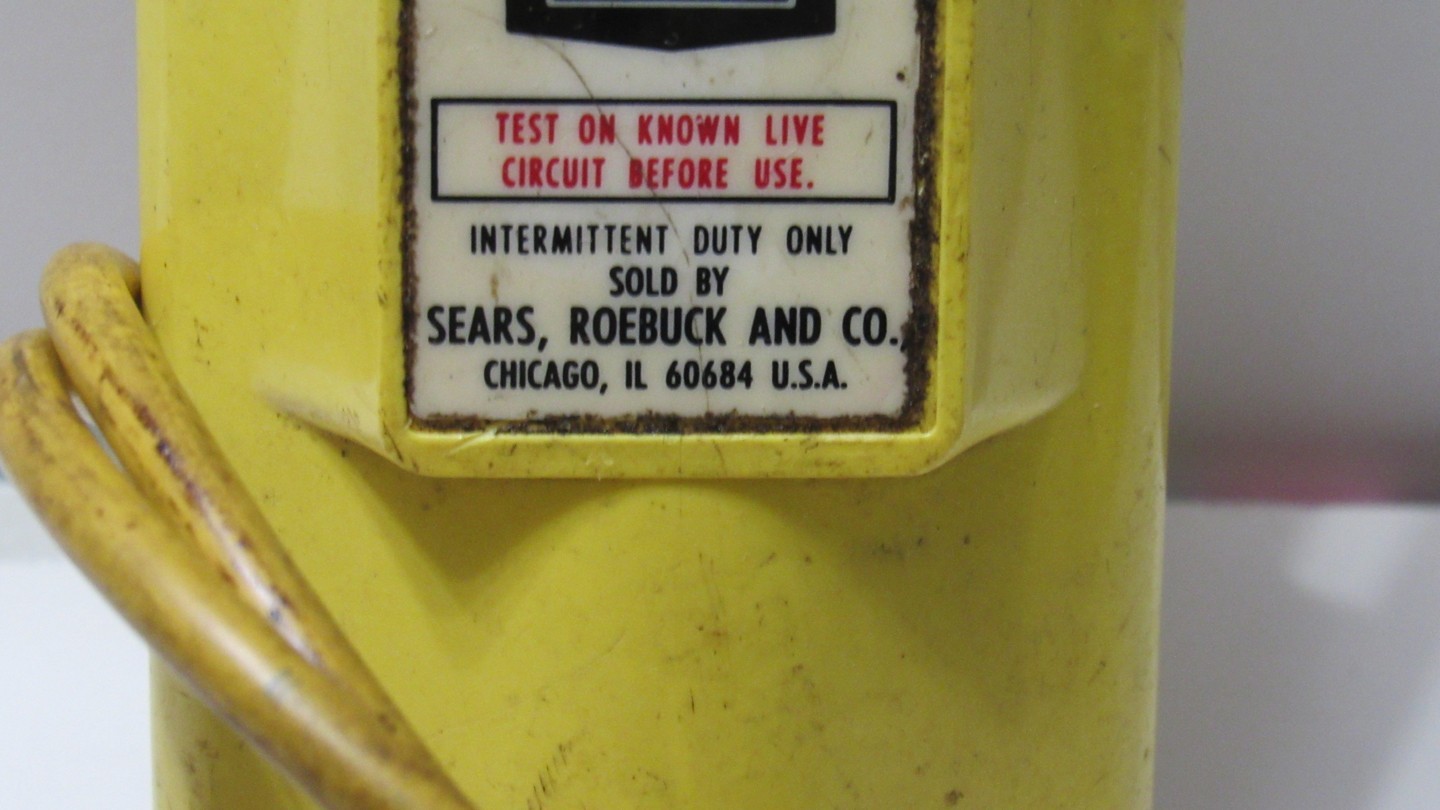 Sears 120-600 volt- Voltage tester