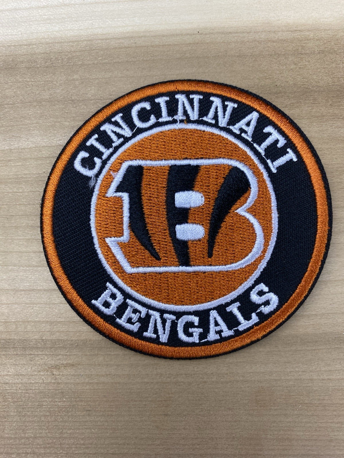 Set Of 3 Cincinnati Bengals Embroidered Iron On Patches 2.5”-3”
