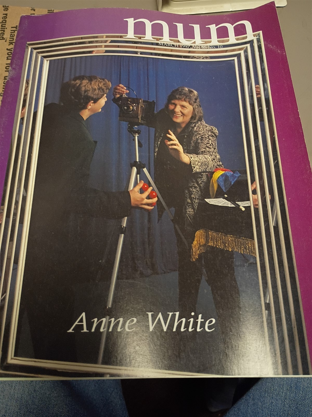 Anne White MUM Society of American Magicians Magazine Issue March 1997 #12