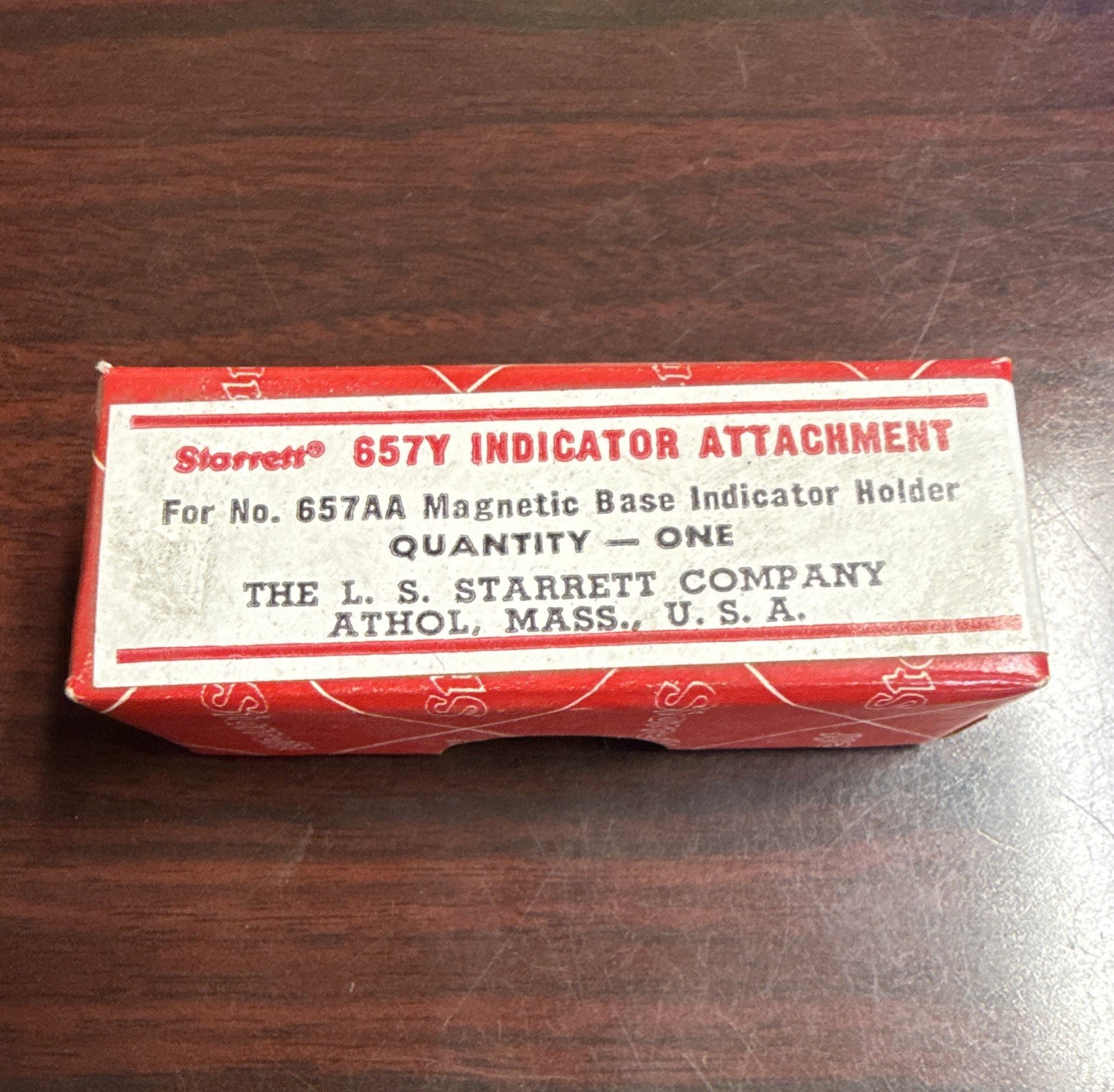 Starrett 657Y Indicator Attachment for 657AA Magnetic Base Indicator Holder