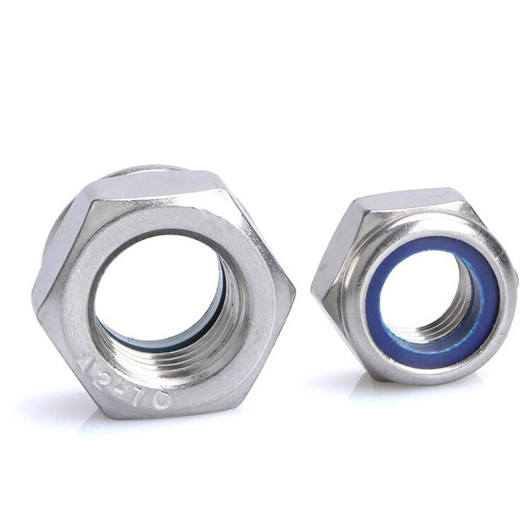 M2-M5 Hex Hexagon Nylon Insert Lock Nut Self–locking Nylock Locknut