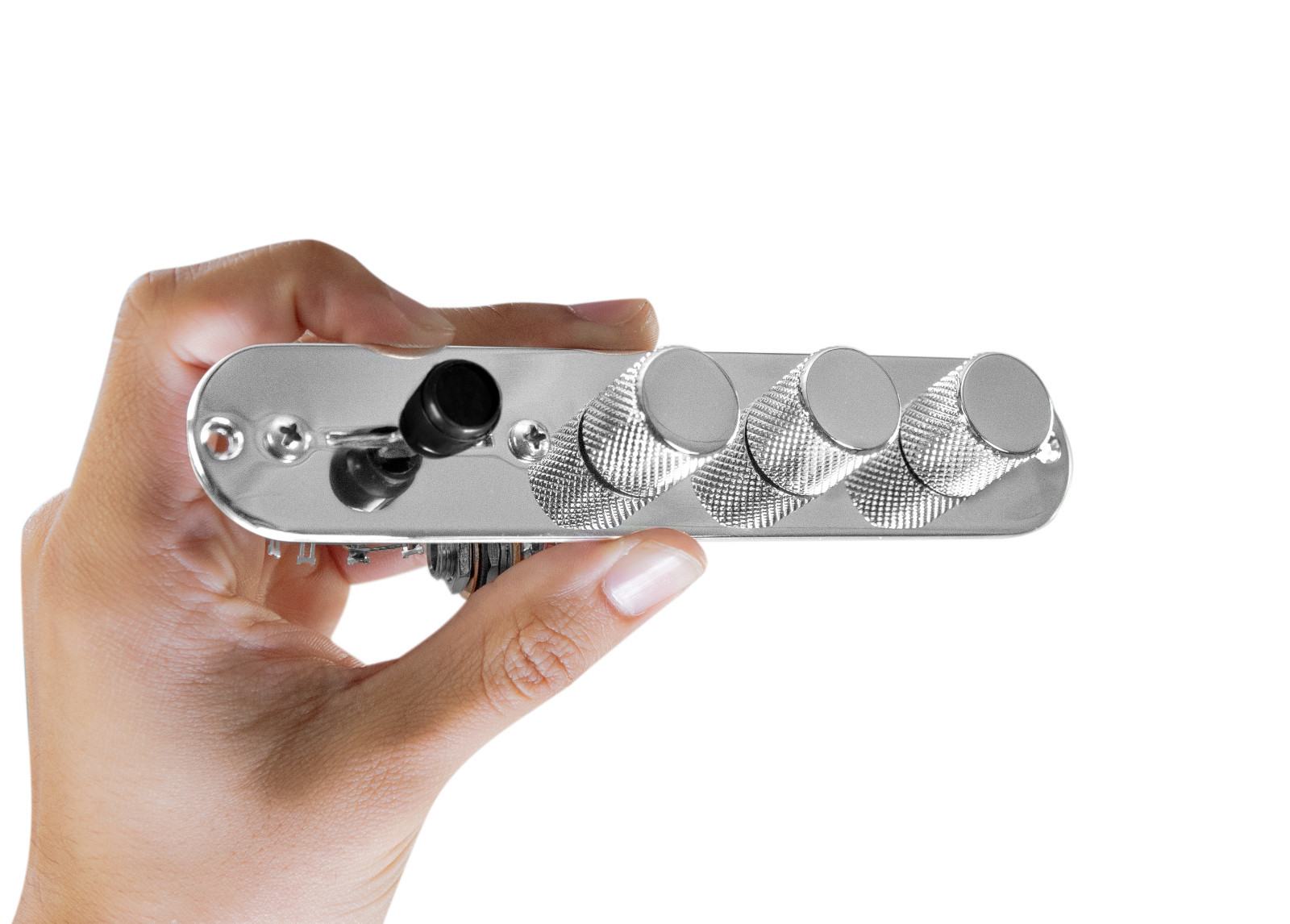 920D Custom TMAS-C Pre-Wired Nashville 3 Way Control Plate For Tele Guitars