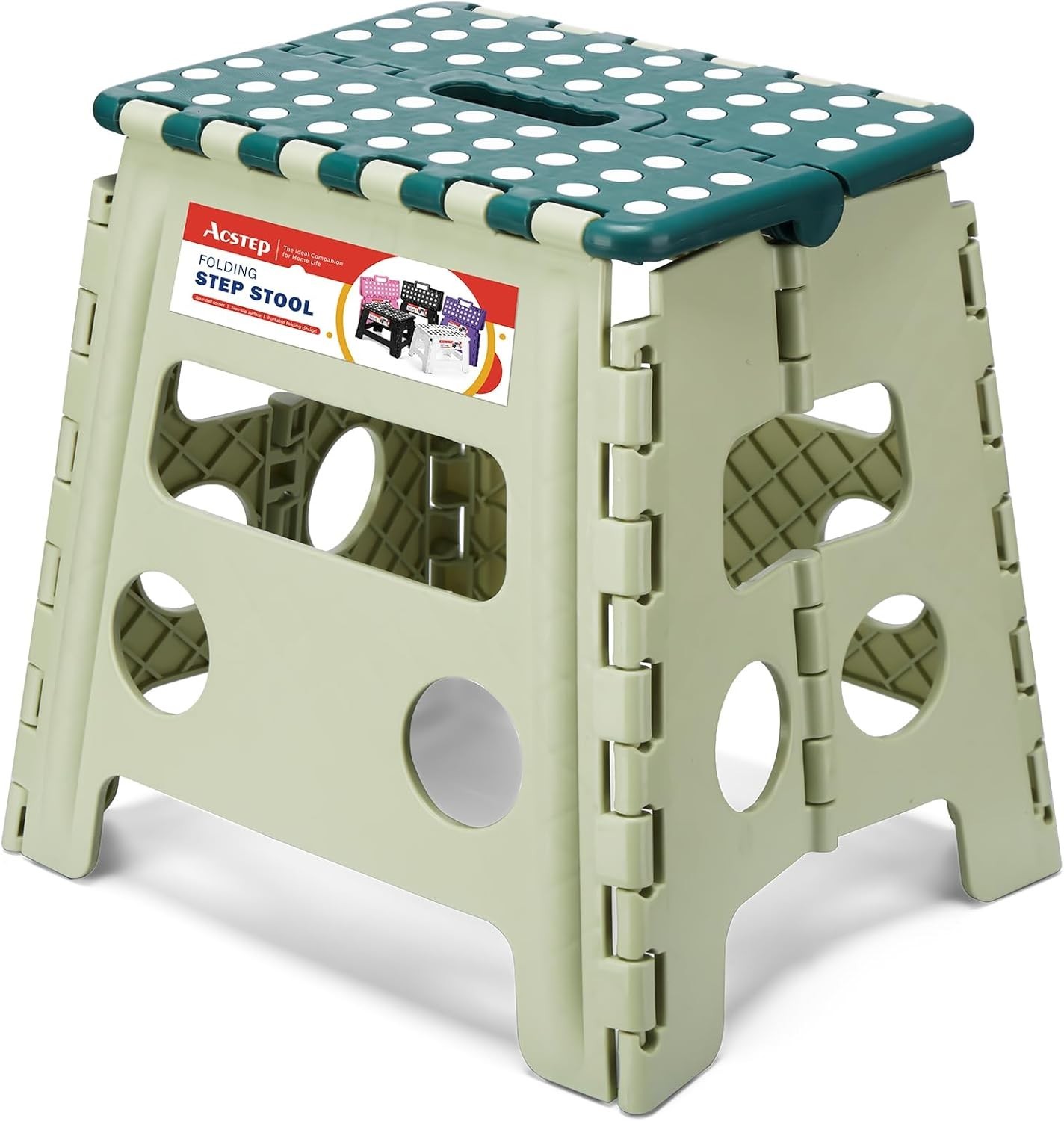 7.5 Inch Folding Step Stool Foldable Stool Height Kids Step Stool 176 lb
