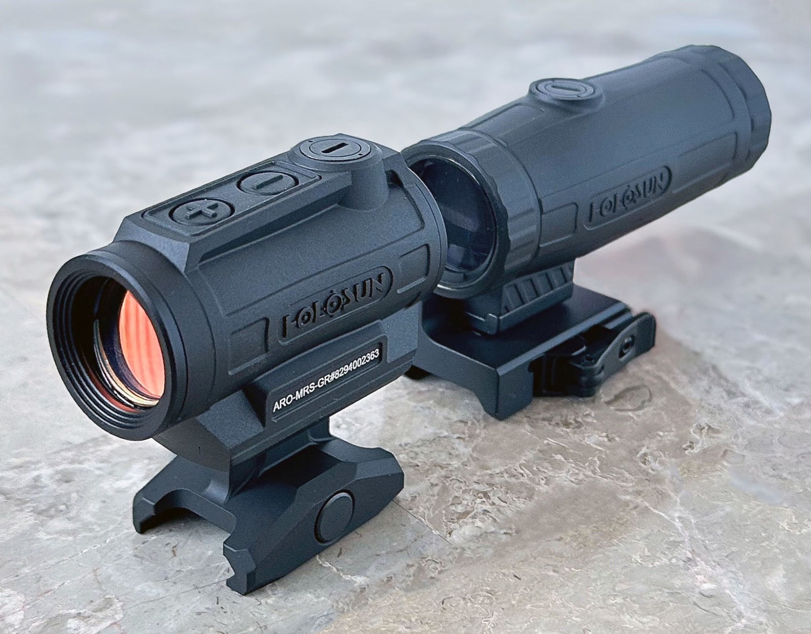 Holosun Package – ARO-MRS-GR Advanced Rifle Optic & HM3X Red Dot Sight Magnifier