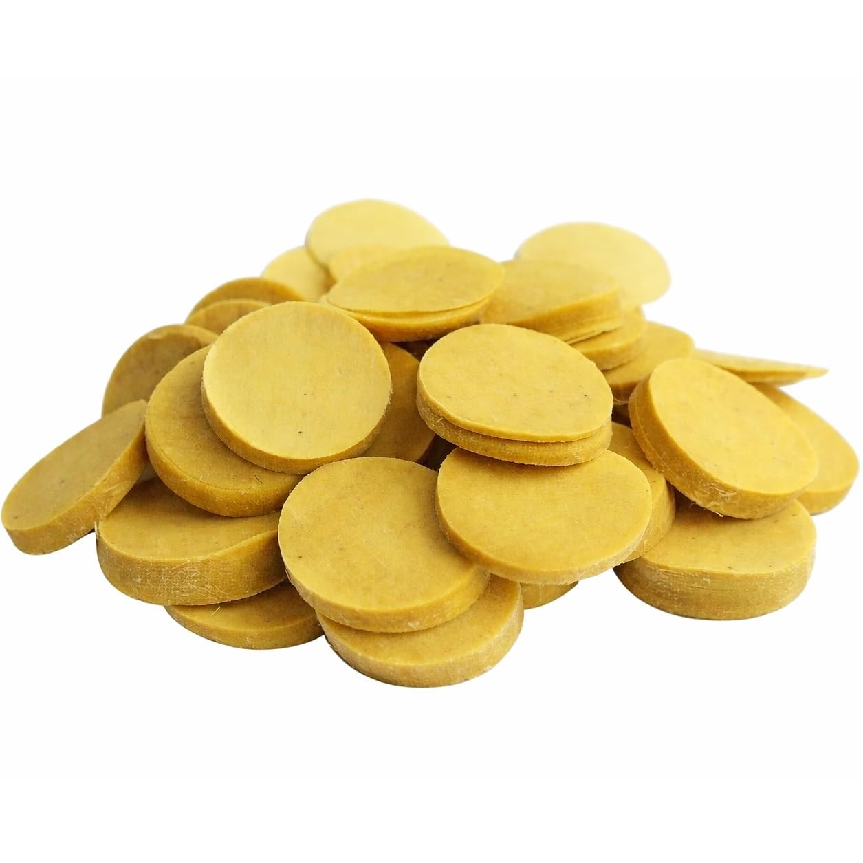 Black Powder Lubricated Shooting Patches - 200 Pack of .50 to .58 Cal Yellow