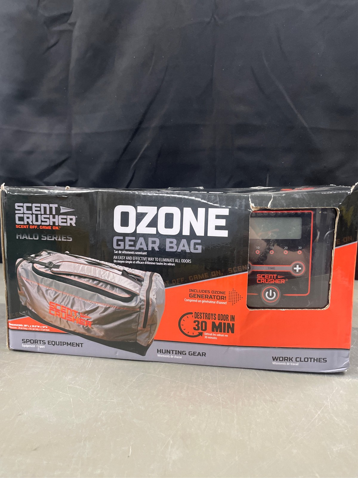 Scent Crusher Ozone Gear Bag with Backpack Straps
