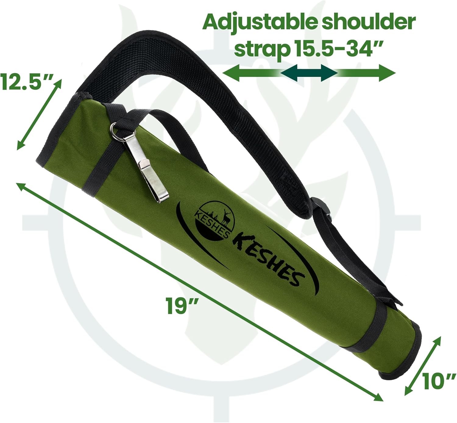Adjustable Archery Quiver with Shoulder Strap - Perfect for Hunting & Practice