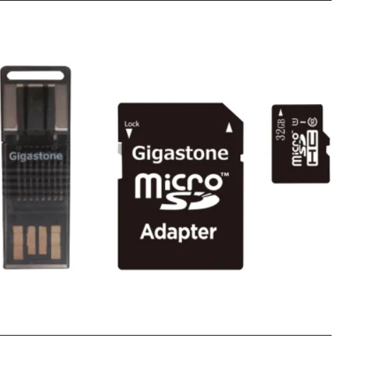 PE Gigastone® Prime Series microSD™ Card 4-in-1 Kit (32 GB)