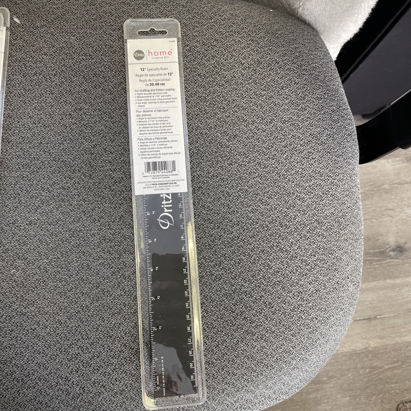 Dritz Home 12" Specialty Ruler: For Drafting & Pattern Making - Item# 44088