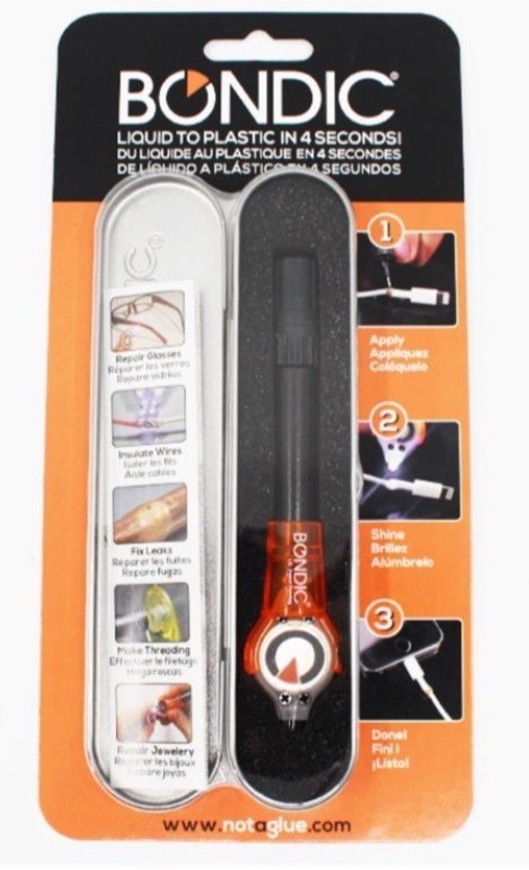 Bondic LED UV Glue Kit, Super Glue Liquid Plastic Welder Cures Quickly, Adhesive