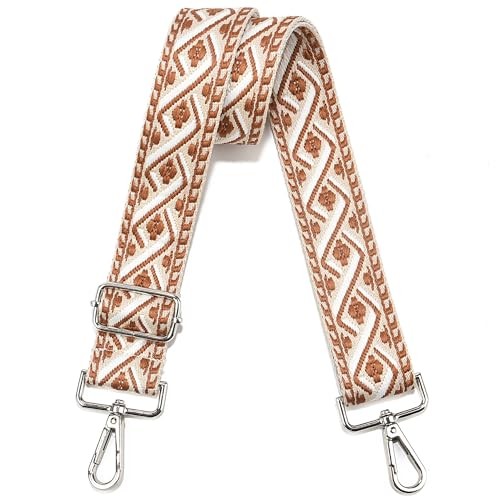 1.5" Wide Purse Strap Silver Hardware Adjustable Silver Hardware-416