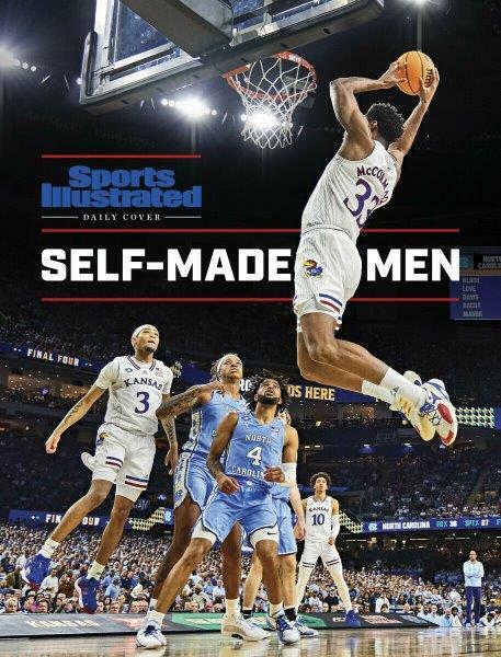KANSAS JAYHAWKS SI Cover 2022 Basketball National Champions 8x10 Photo Man Cave