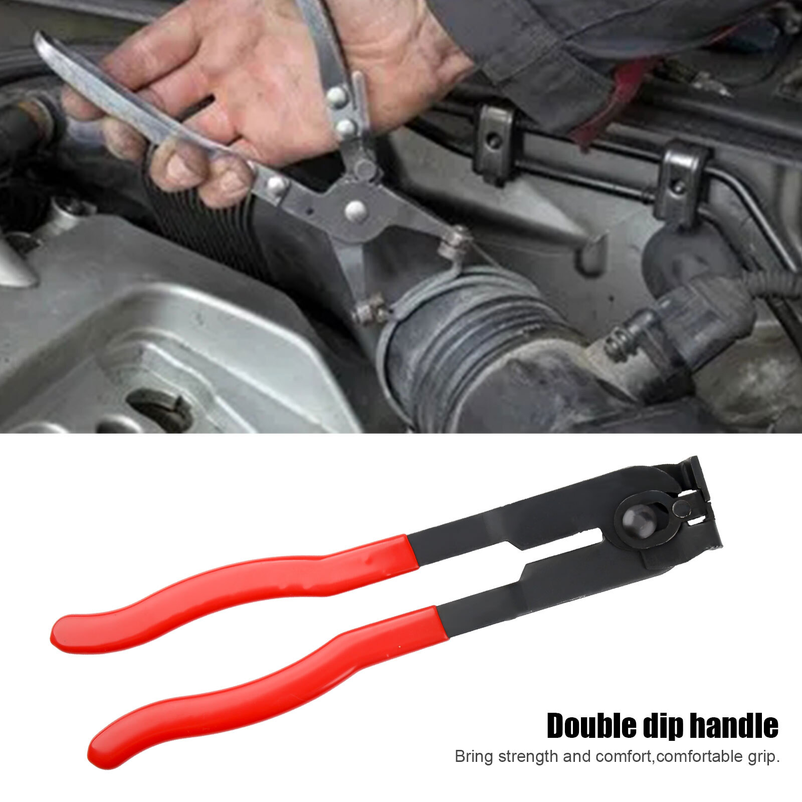 24 Pcs Universal Adjustable Axle CV Joint Boot Crimp Clamps W/ Clamp Pliers Tool