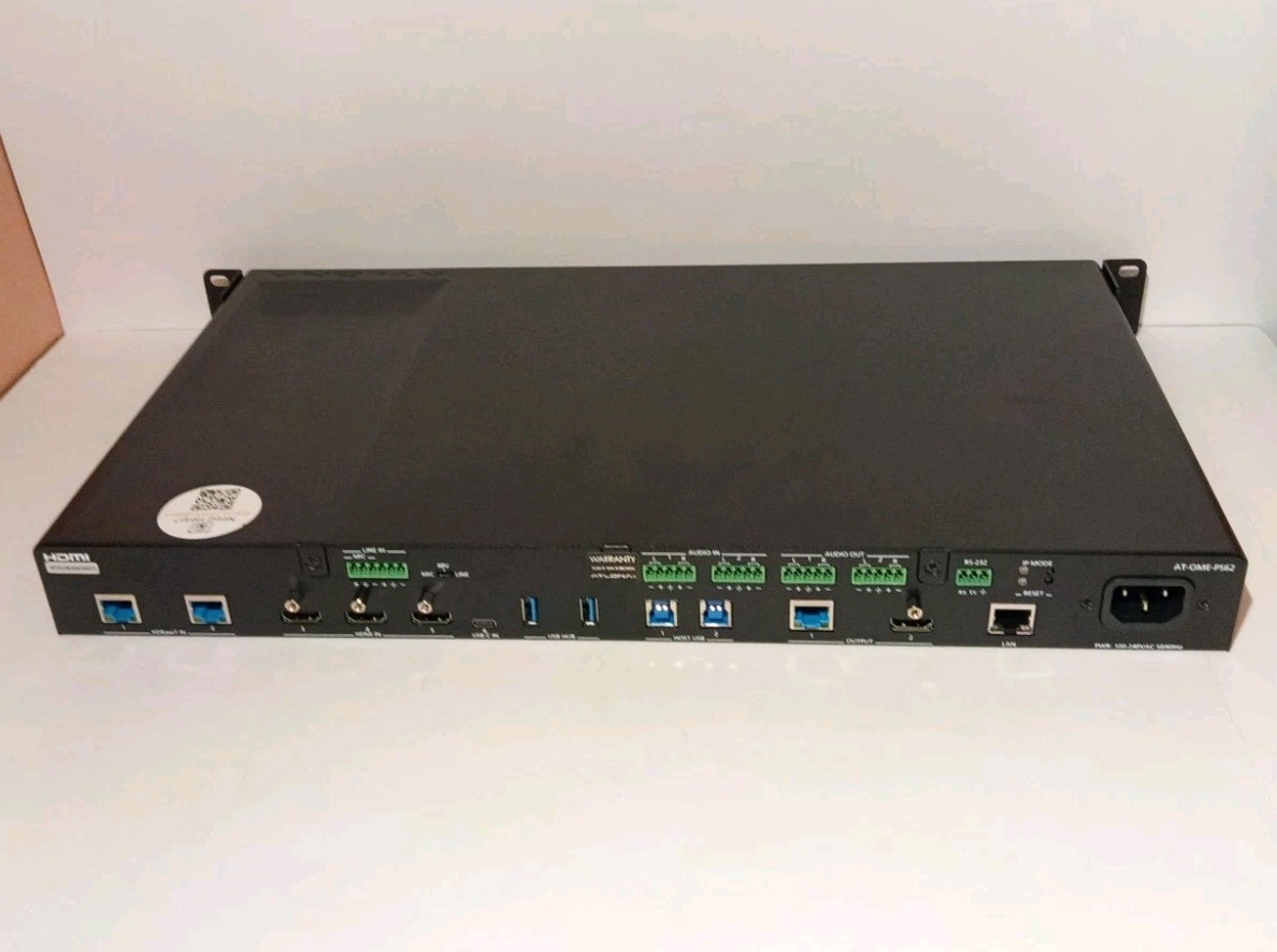 Atlona - AT-OME-PS62 - 6x2 Matrix Presentation Switcher with USB