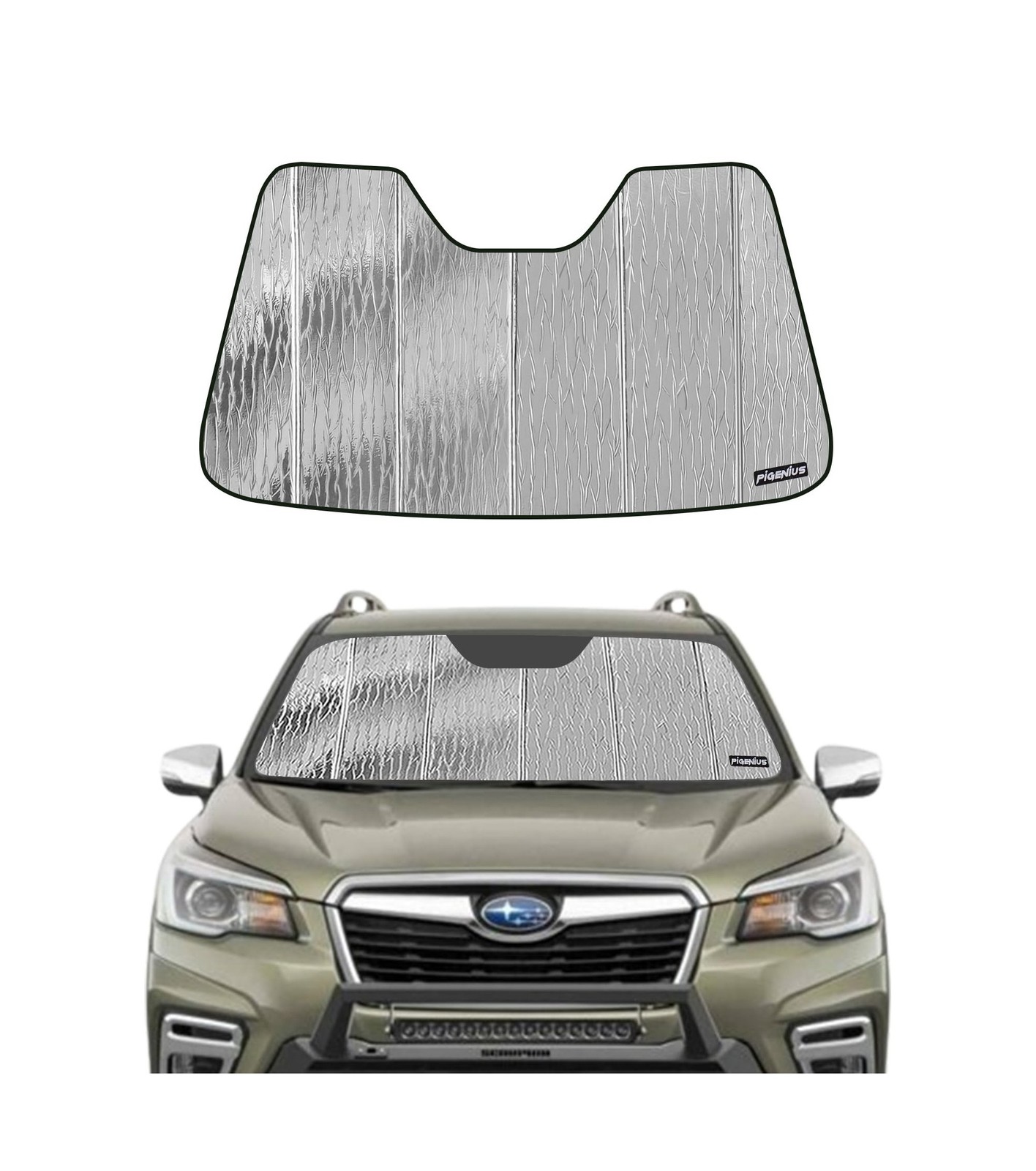 Windshield Sun Shade for Subaru Forester 2019-2021,with Eyesight Dr... Fast Ship