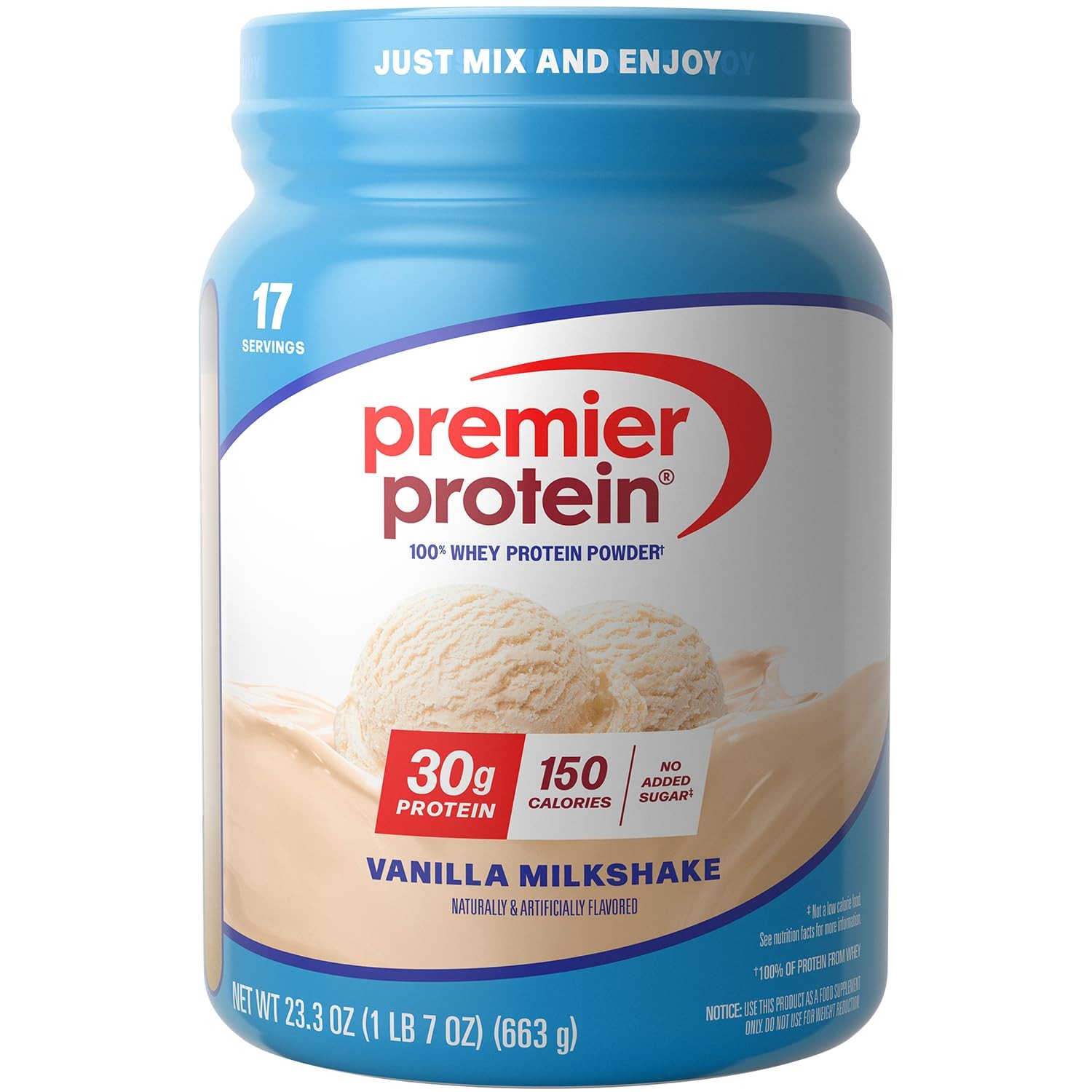 Protein Powder 30g 100% Whey Vanilla 17 Servings