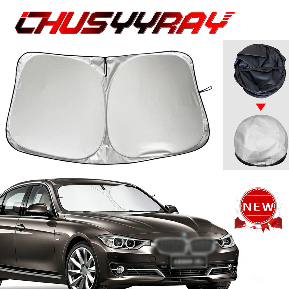 For BMW 3 Series LI 14-20 Windshield Visor SunShade Custom Made Sun Shade