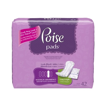Poise  Incontinence Liner Light Absorbency #19308 8.5in - 24/Pack, 8 Packs