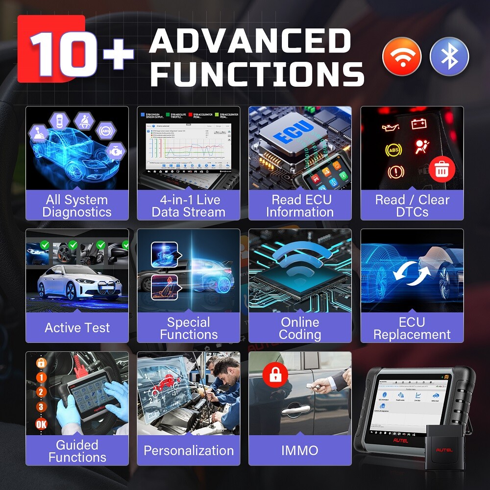 【🔥2 Year Free 】Autel MP808S-TS PRO TPMS Programming ALL System Diagnostic Scan