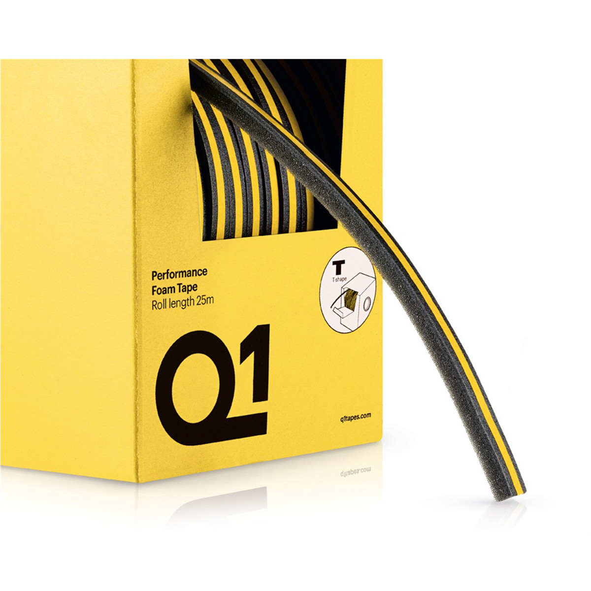 SE02 PPM Q1 Products SE02 Performance Foam Masking Tape, 25 m L x 11 mm W x 10