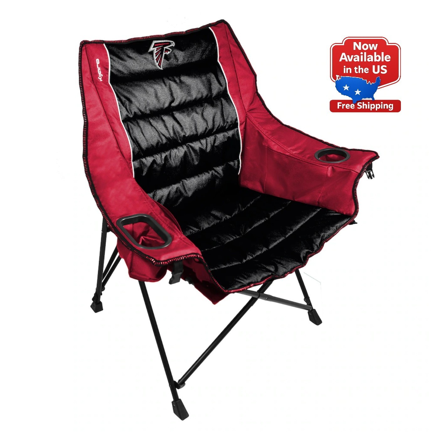 Atlanta Falcons Kijaro Quilted Club Pro Chair