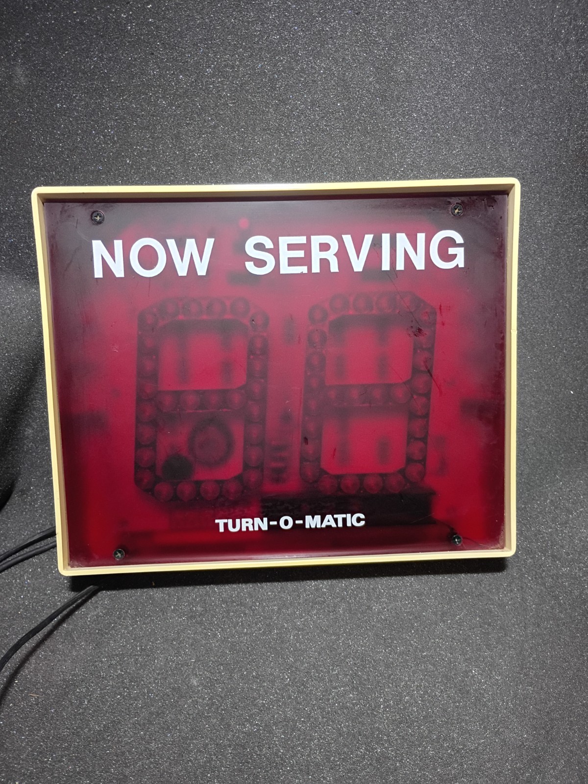 Turn-O-Matic Vintage Display 7 volt Electronic L.E.D. Indicator