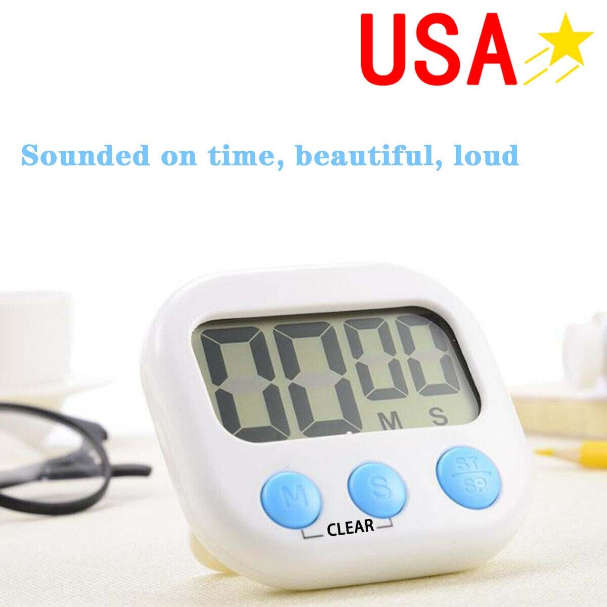 Timer milk tea shop special kitchen timer alarm clock dual-use countdown timer
