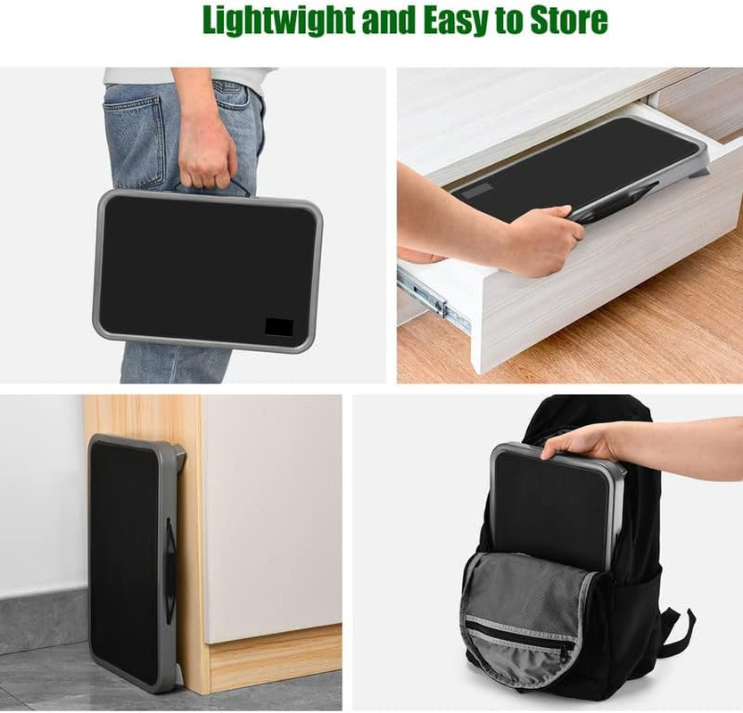 Jocauto Foldable Step Stool, Adjustable Step Stool with a Non-Slip Platform, Ste