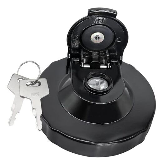 Fuel Tank Cap with 2 Keys Compatible with Takeuchi Excavators Track Loaders