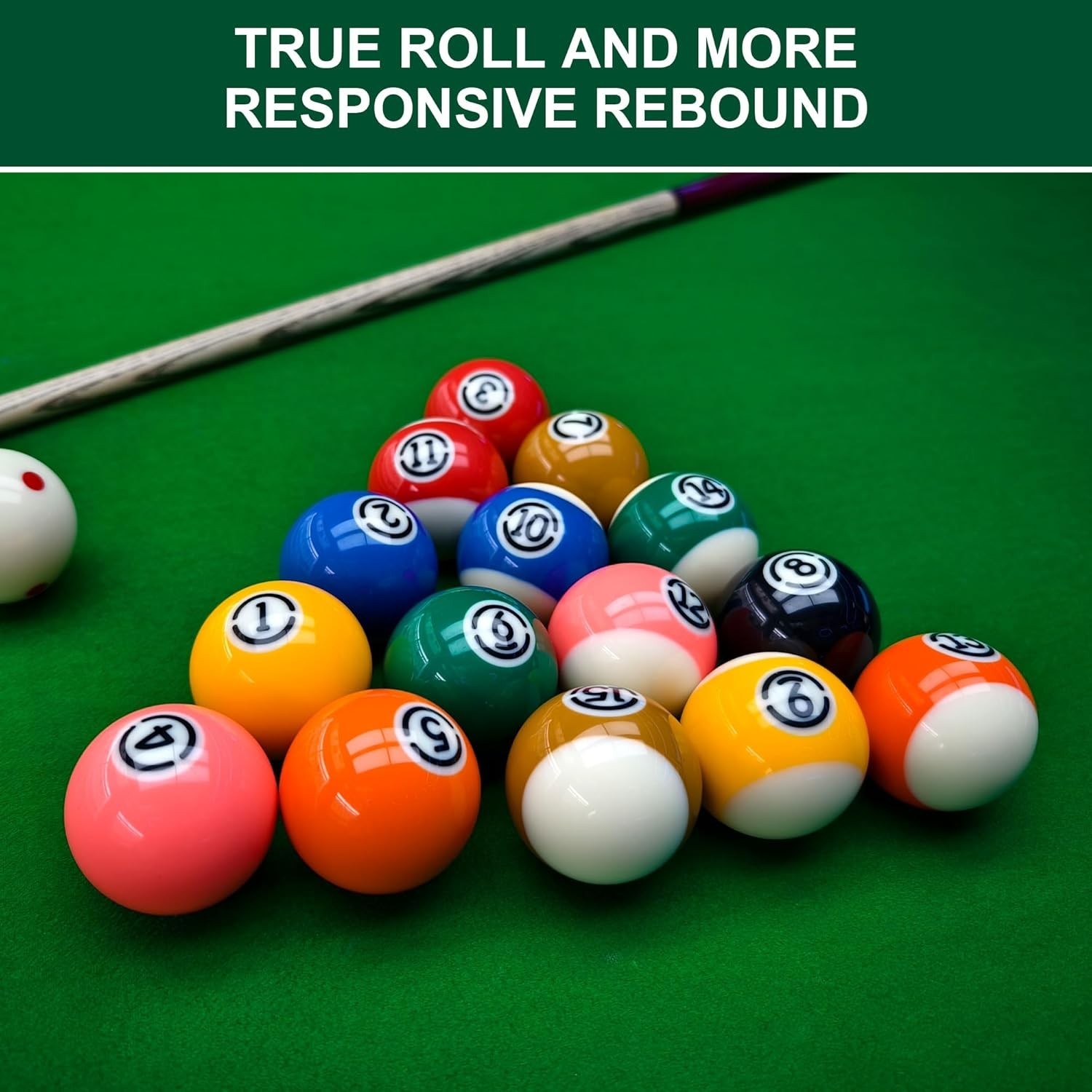 High-Performance 16-Piece Billiard Balls - Regulation Size & Quality Assured
