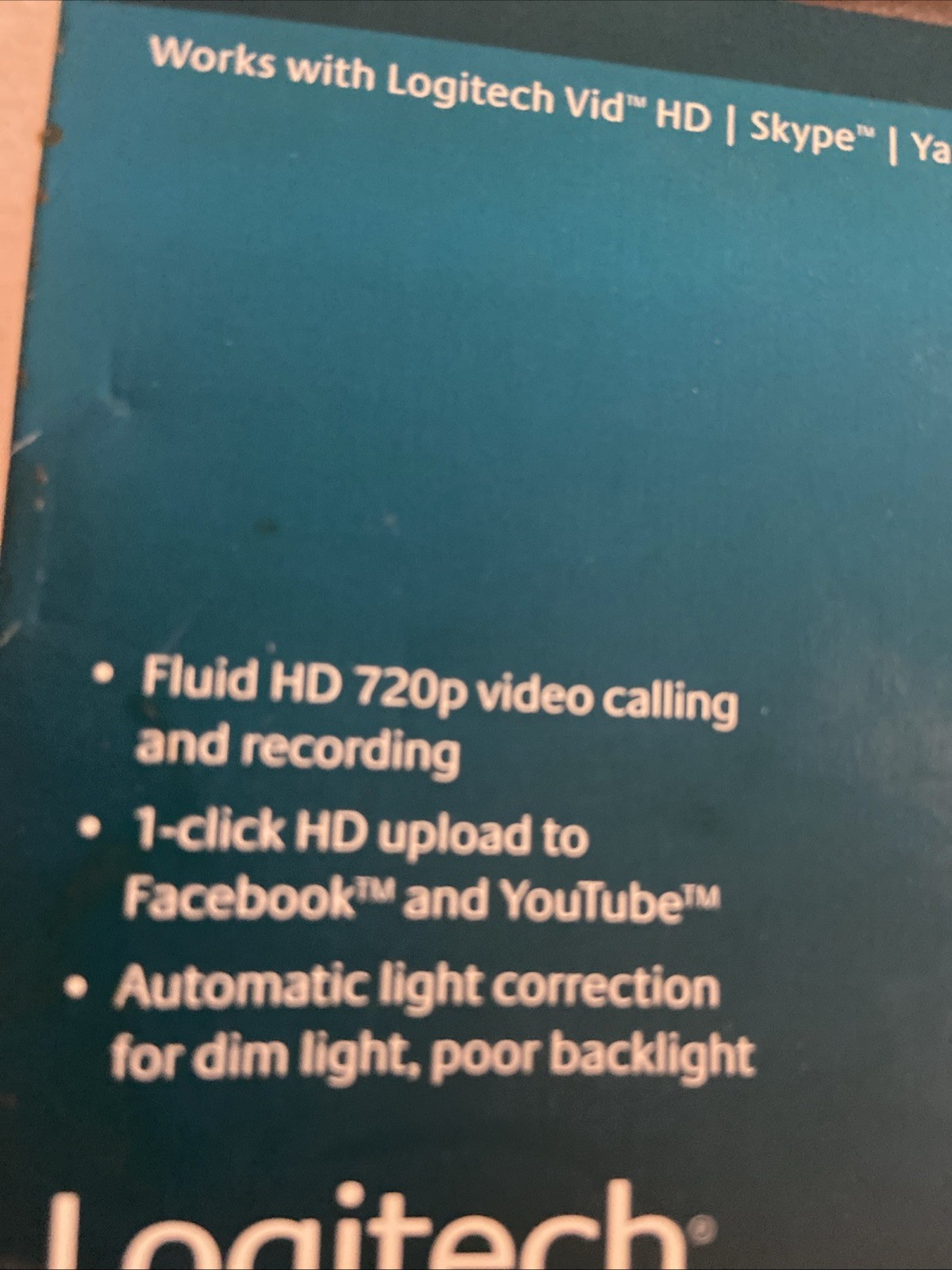 Logitech C310 720P/30FPS HD Webcam READ