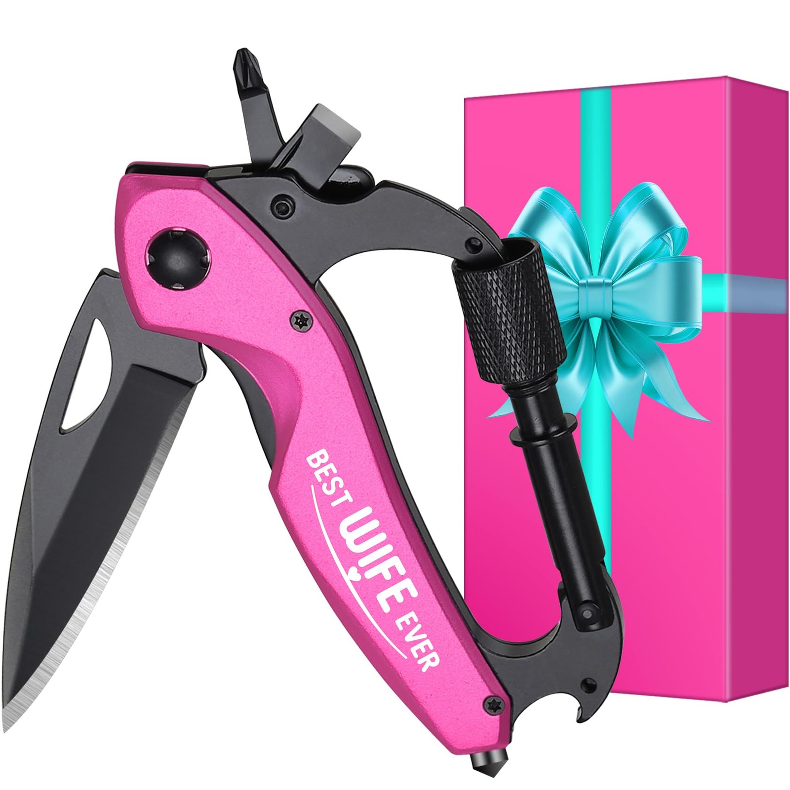 Gifts for Wife, Multitool BEST WIFE EVER, Valentines Day Anniversary Birthday...