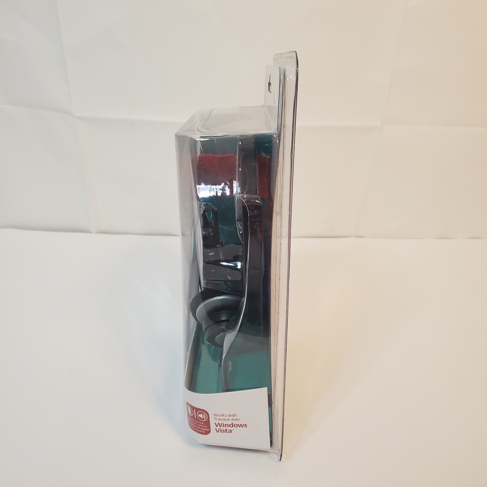 Logitech ClearChat Stereo PC Headset w Rotating Microphone Volume Mute NOS