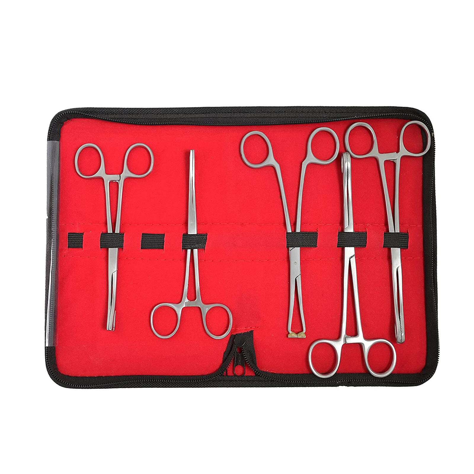Body Piercing Tools Kit of 5 Pcs - Body Piercing Instruments Kit Tools Case