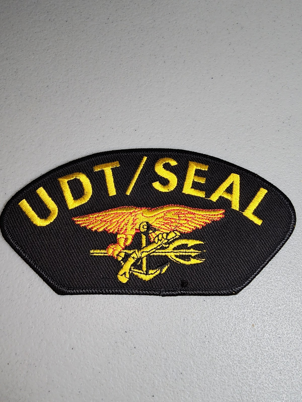 UDT Seal Embroidered Patch 6" x 3" Sew On or Iron On