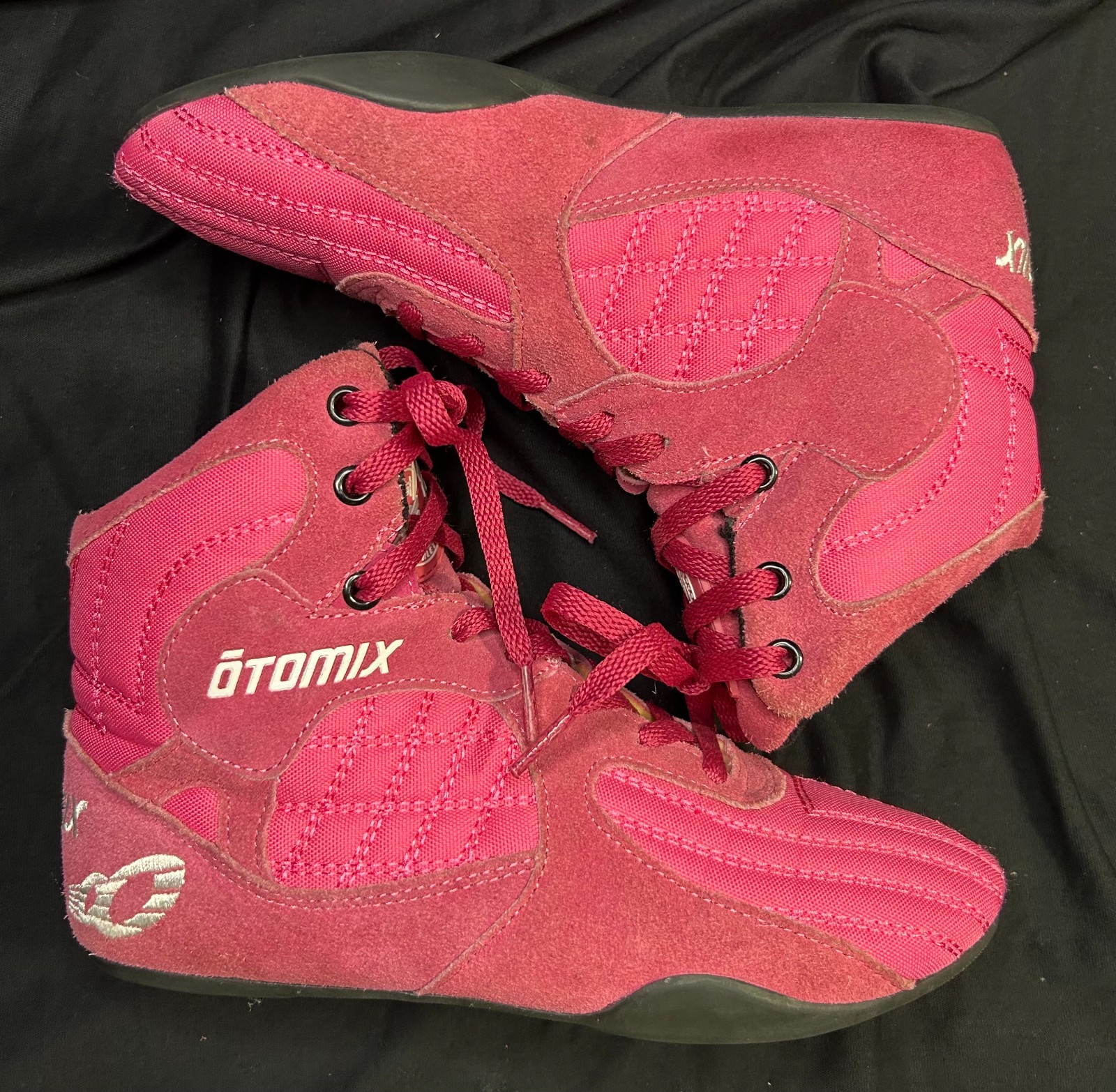 Otomix Stingray M3000 Bodybuilding Weightlifting Shoes Mens 7.5  Womens 9 - Pink