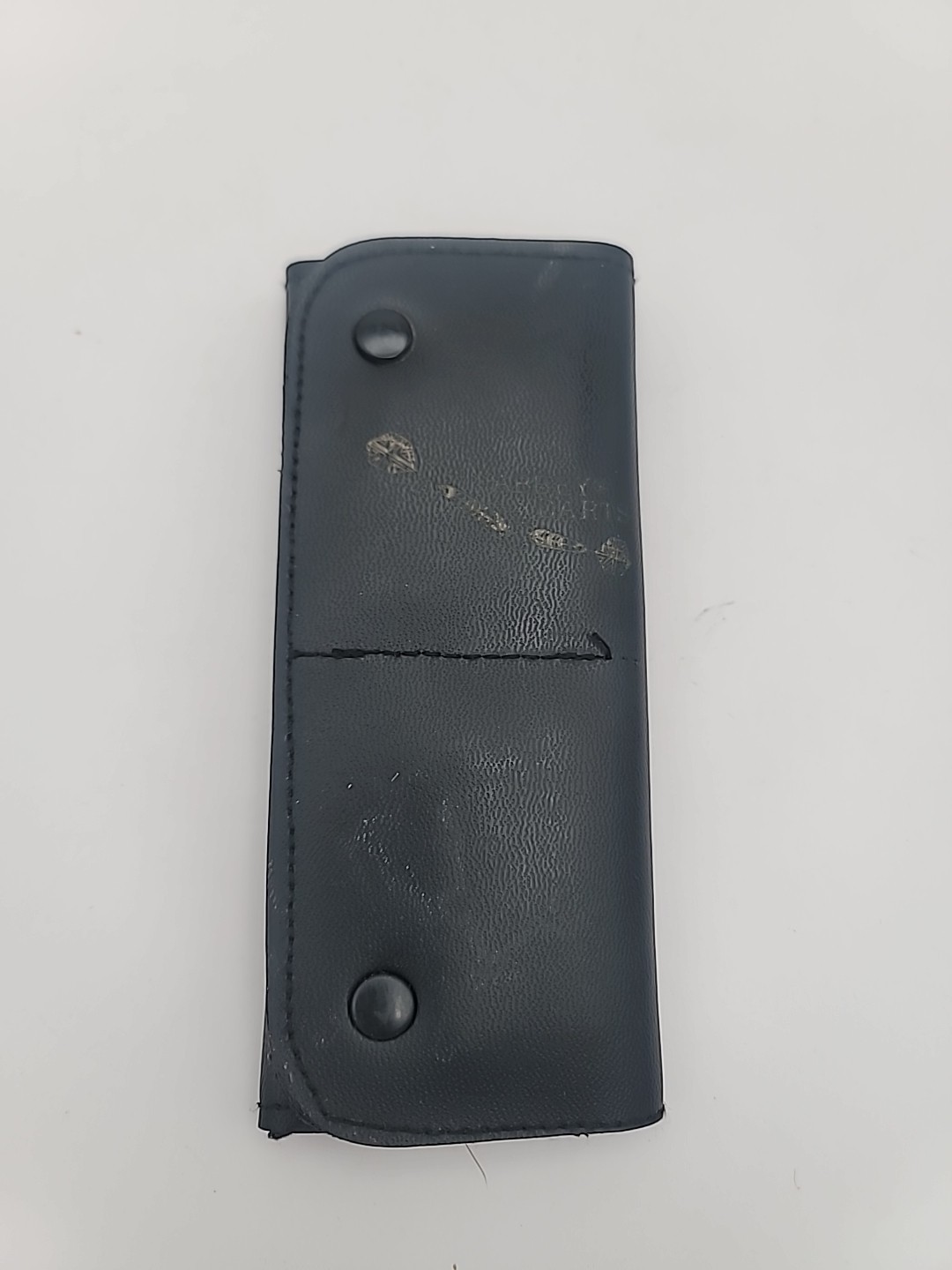 Vintage Abbey Darts Dart Wallet Case Trifold Snap Closure Black England