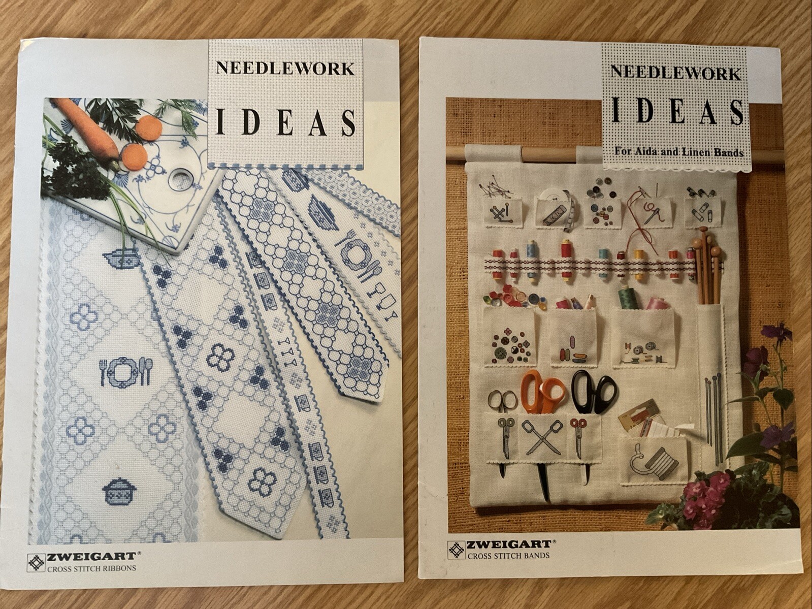 Zweigart Cross Stitch Bands And Ribbons Needlework Ideas Leaflets