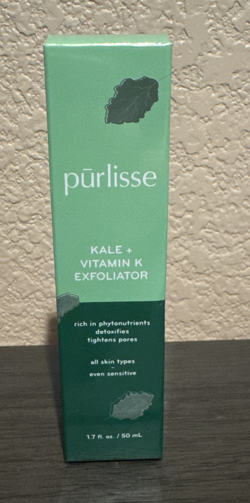 PURLISSE BEAUTY Kale + Vitamin Exfoliating Face Polish 1.7 oz New In Box Sealed